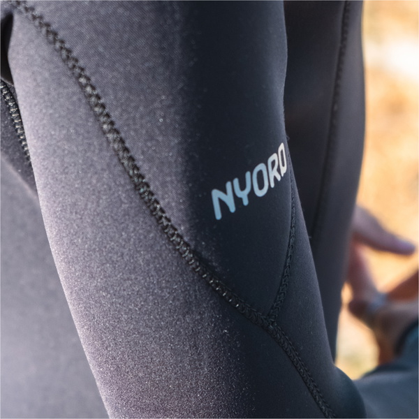 2026 Nyord Hommes Solu Yulex 3/2mm Chest Zip Combinaison Néoprène SOLM32001 - Black